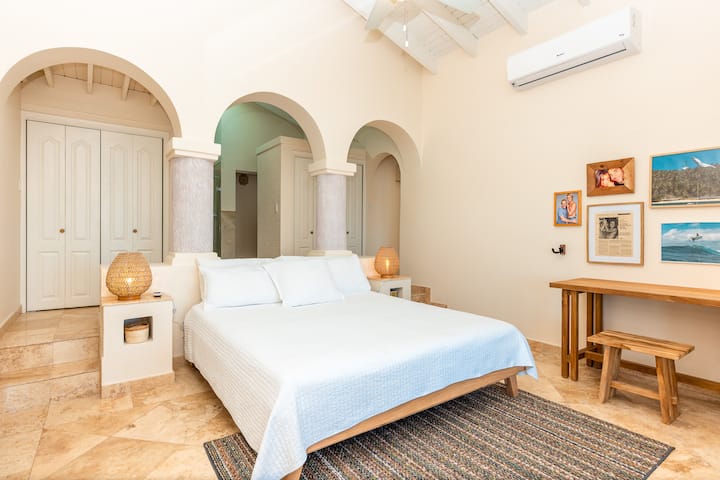Bedroom 1 with a king-size bed
